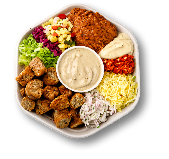 Afghani Chicken Seekh Bowl